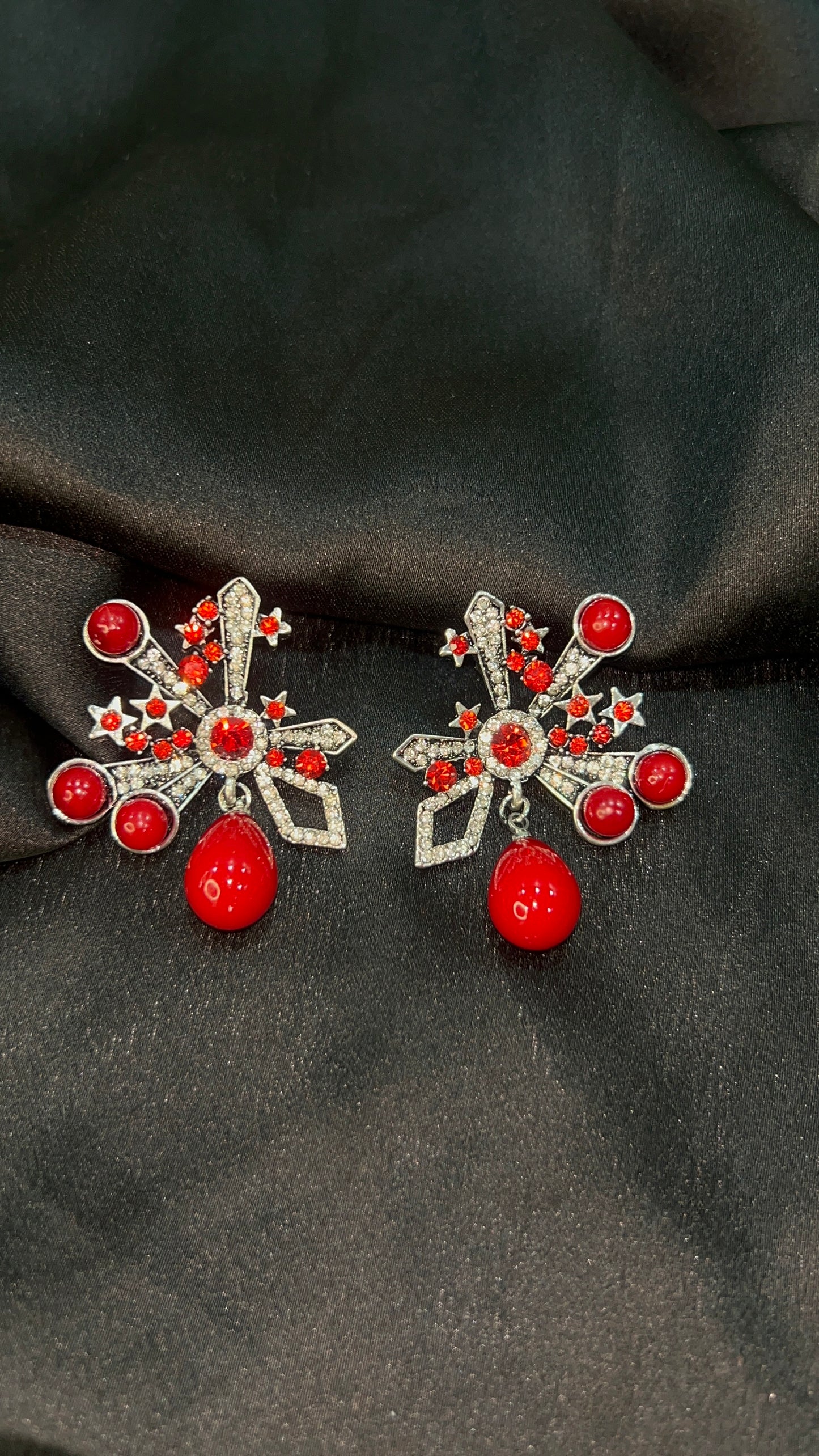 Allison Red Earrings