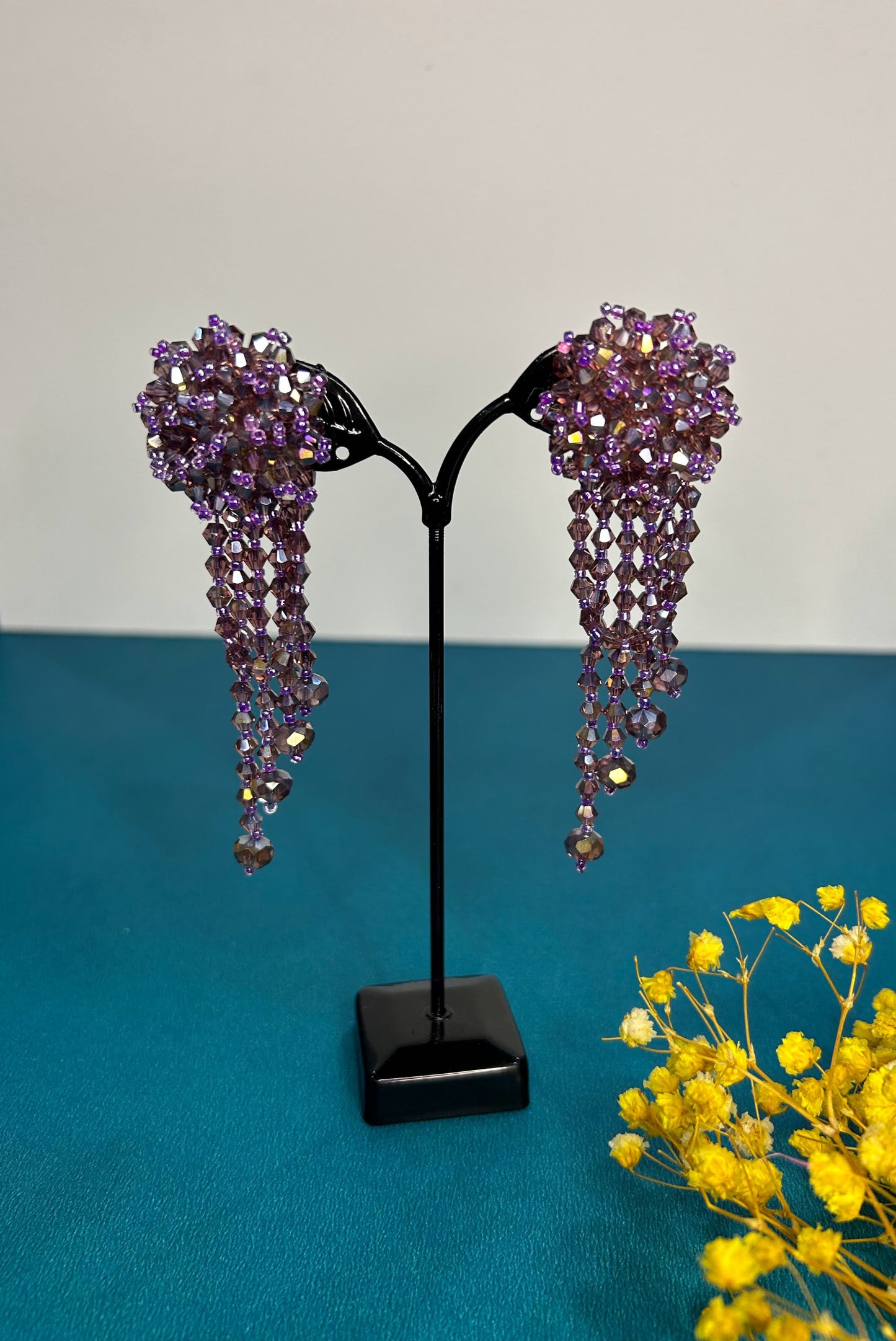 Elena Crystal Earrings