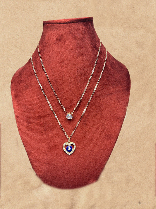 Athena Evil Eye Silver Chain