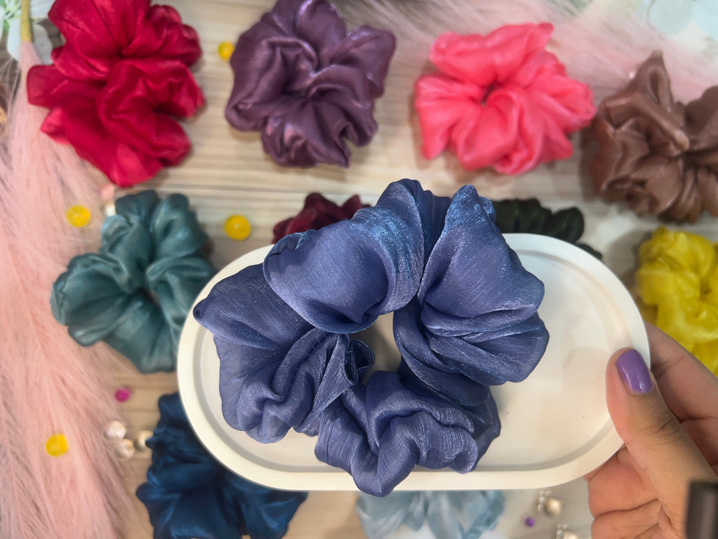 Organza Scrunchy - Large