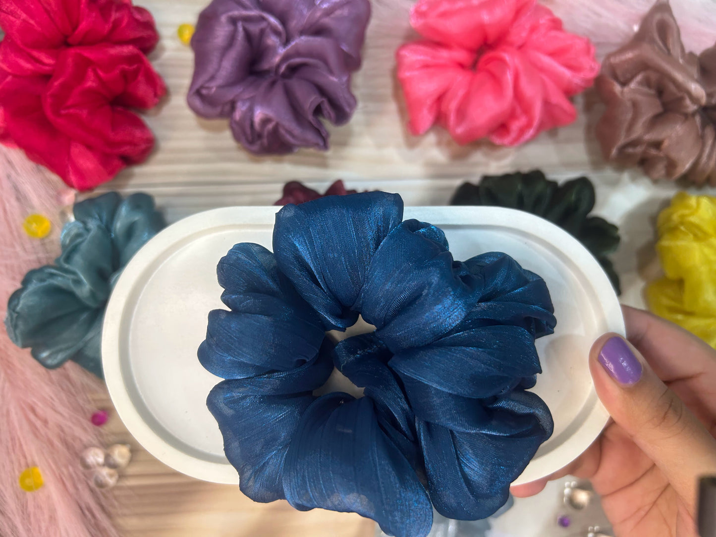 Organza Scrunchy - Large
