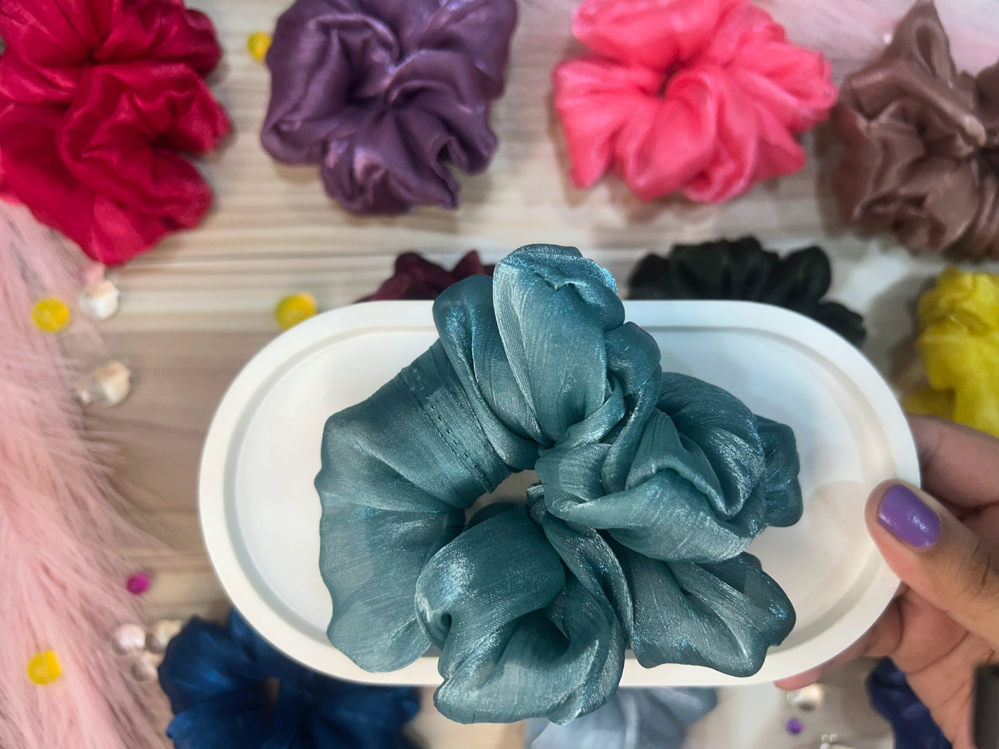 Organza Scrunchy - Large