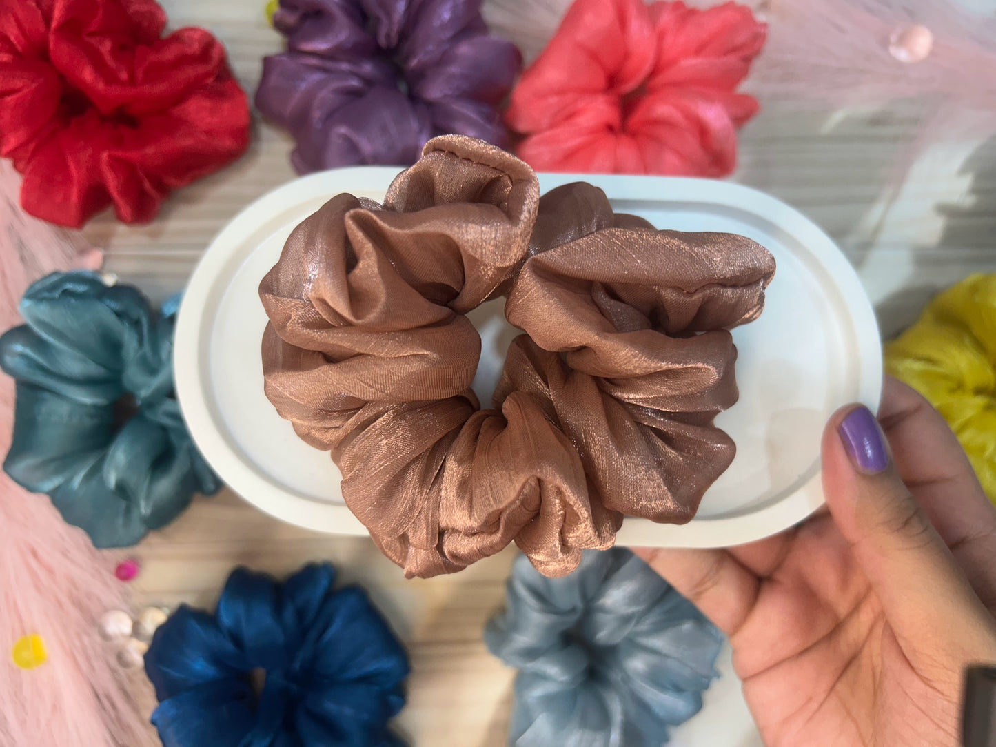 Organza Scrunchy - Large