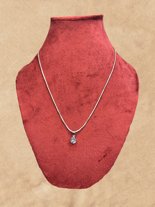 Claire Oval Drop Pendant