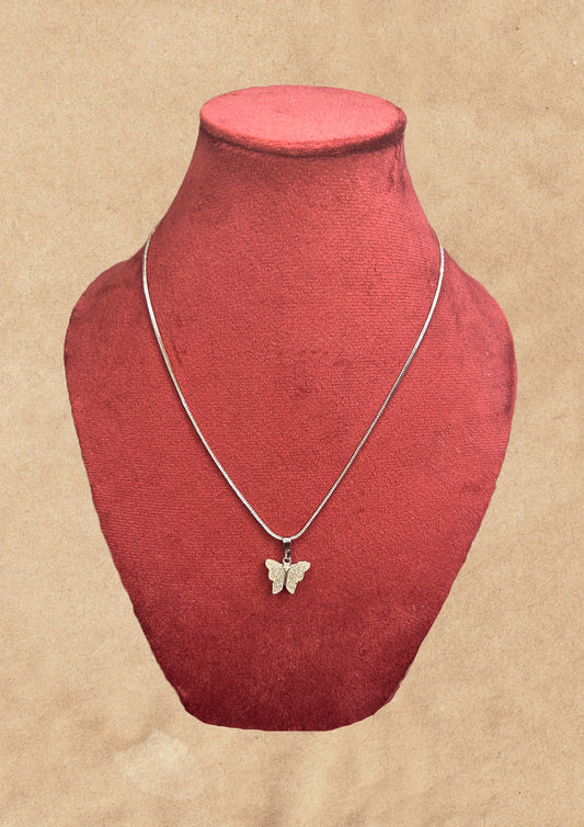 Maria Silver Butterfly Silver Chain